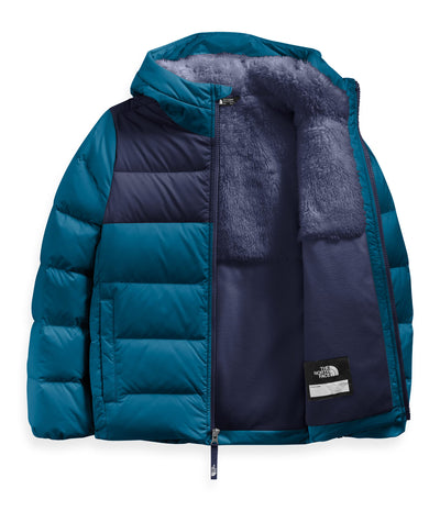 The North Face Youth Moondoggy Hoodie, Monterey Blue, XXS