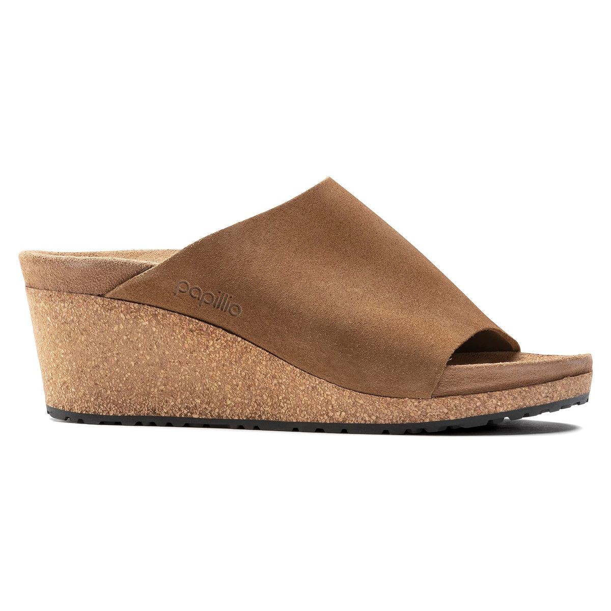Birkenstock Papillio Women's Namica Suede Leather Wedge Sandals, Tea, EU 41 (US 10-10.5)