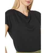 Vince Cowl Neck Top Black MD