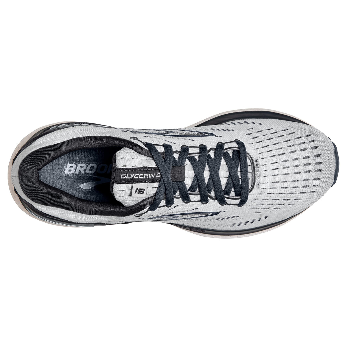 Brooks Glycerin GTS 19 Grey/Black/Atlantis 11 2A - Narrow