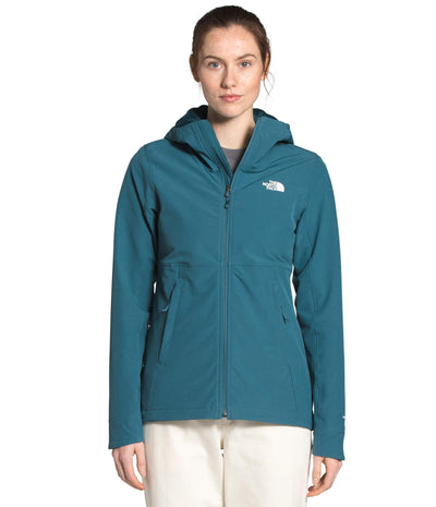 The North Face Shelbe Raschel Hoodie for Women - Wind-resistant Fleece - Durable Water Repellent Finish Mallard Blue MD One Size