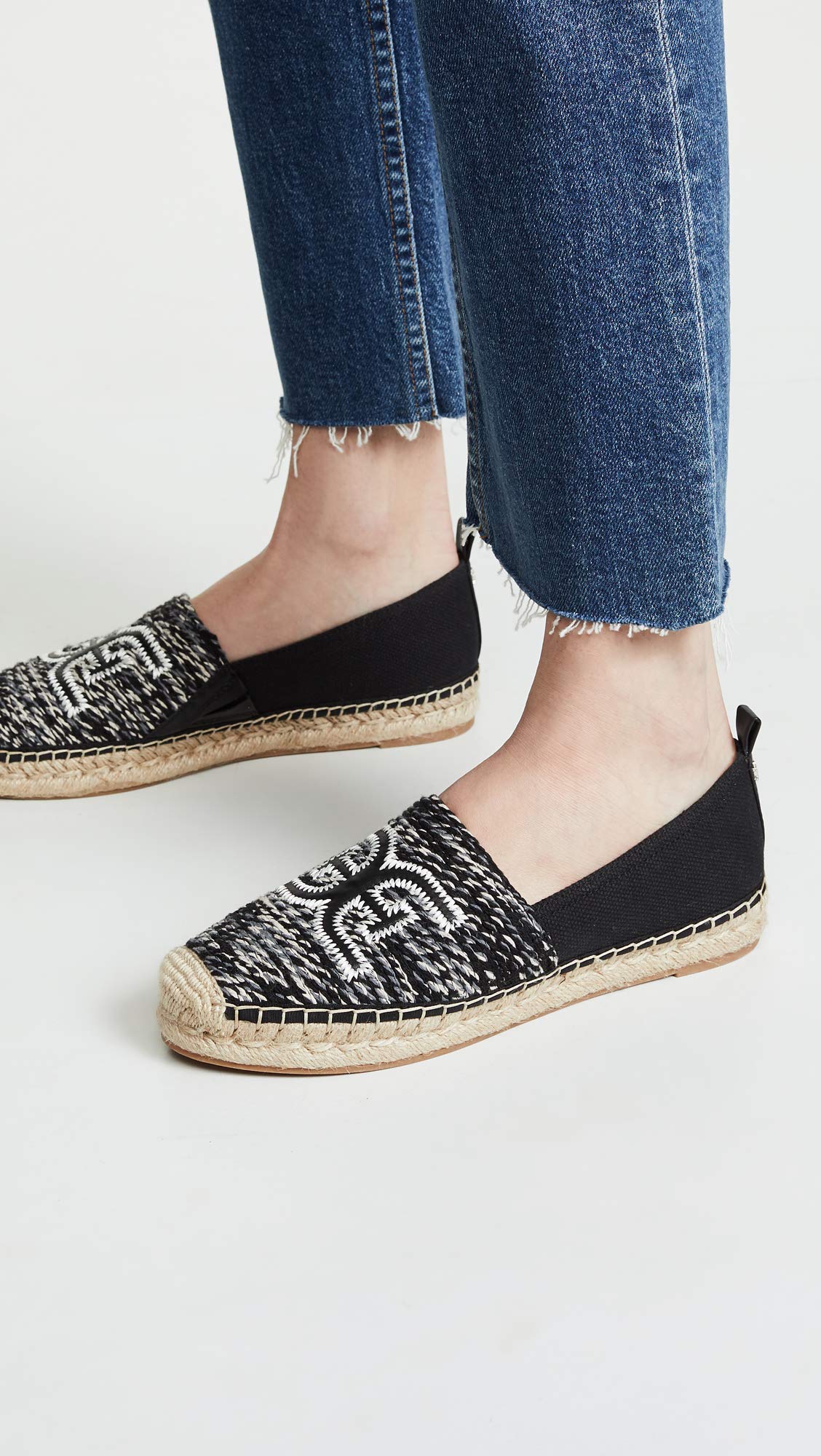 Sam Edelman Women's Khloe 4 Espadrilles, Black Multi, 6.5 Medium US