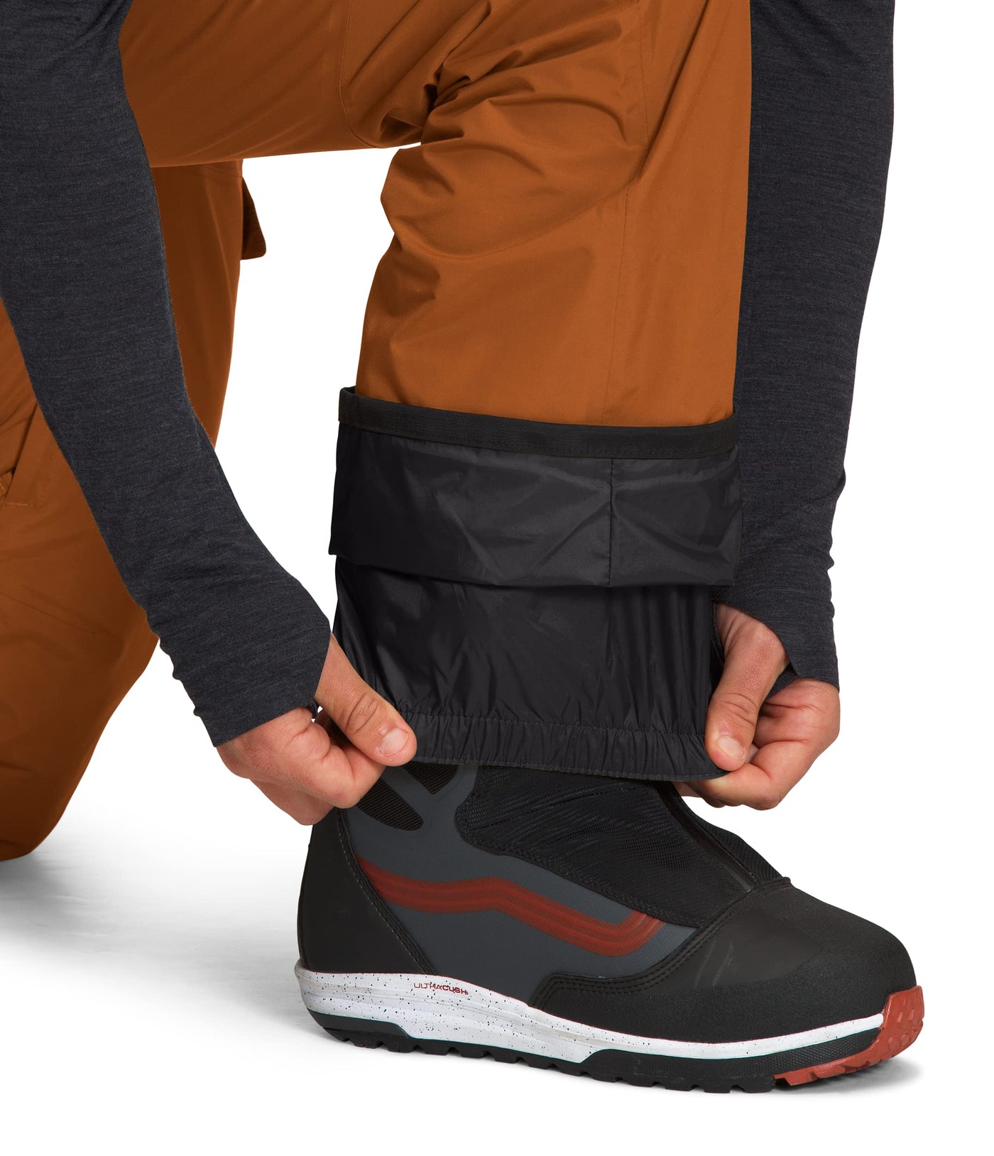 THE NORTH FACE Freedom Bib Leather Brown 2XL R