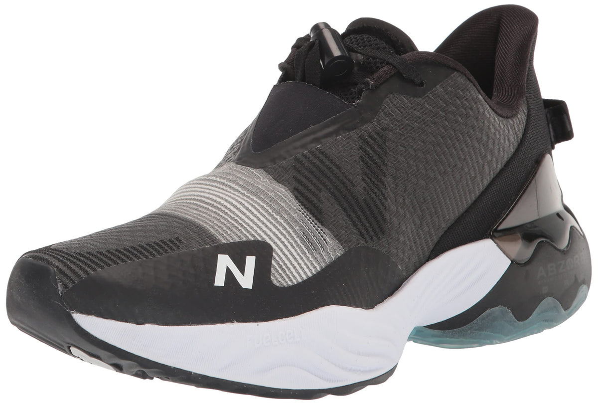 New Balance Women's FuelCell Rebel TR V1 Running Shoe, Black/White, 7 Wide