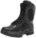 Bates Men's Shock 8" Side Zip Military and Tactical Boot, Black, 6 Medium