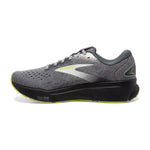 Brooks Men’s Ghost 16 Neutral Running Shoe - Primer/Grey/Lime - 15 Wide