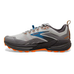 Brooks Men's Cascadia 16 Trail Running Shoe - Oyster Mushroom/Alloy/Orange - 15 Medium