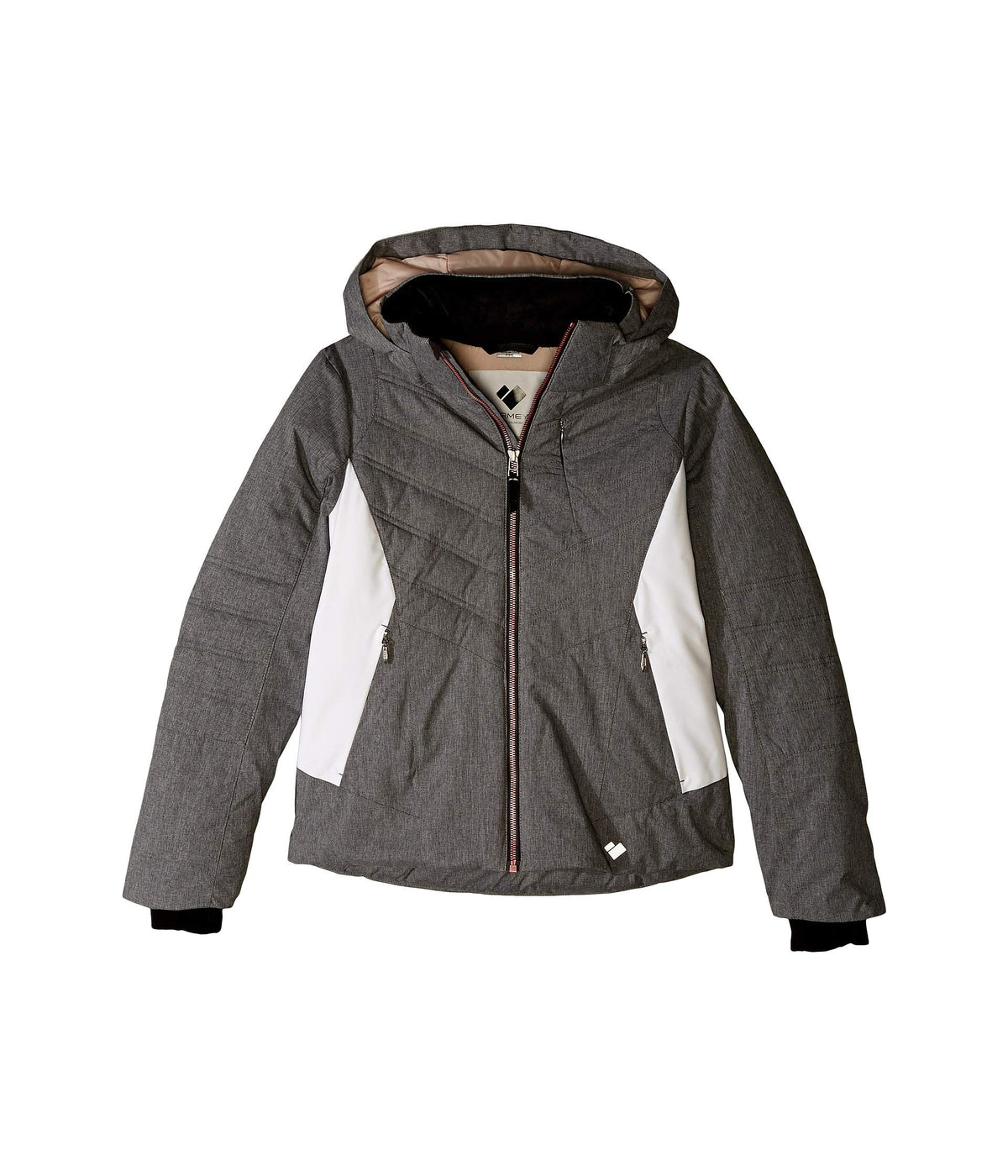 Obermeyer Kids Girl's Rayla Jacket (Big Kids) Knight Black LG (14-16 Big Kids)