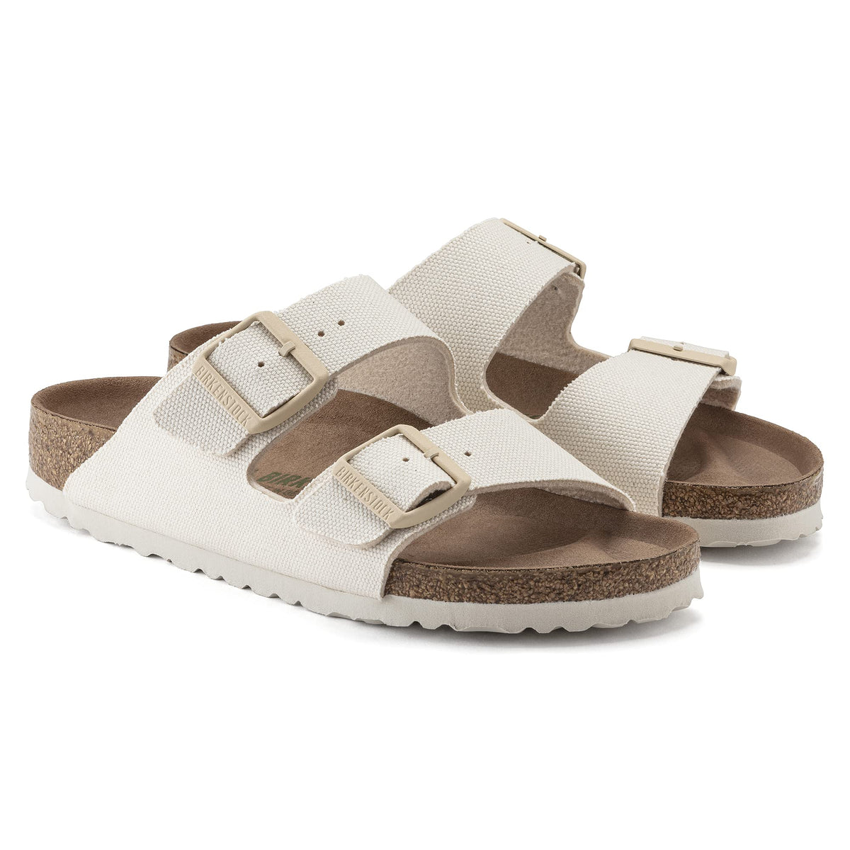 Birkenstock Women's Vegan Arizona V Faded Khki Cv N 6 Multi