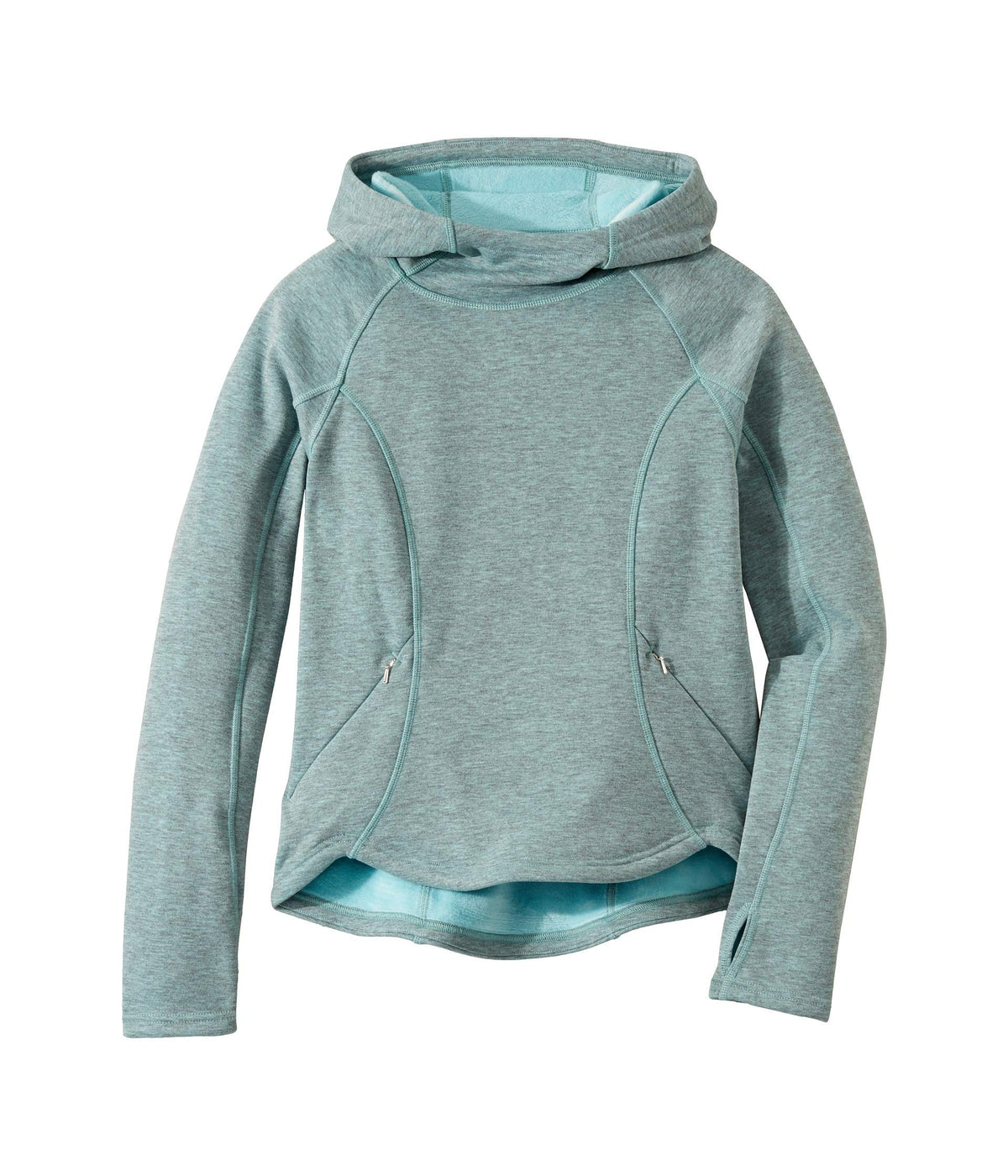 Obermeyer Kids Girl's Linnea Hoodie (Big Kids) Sea Level SM (8 Big Kids)
