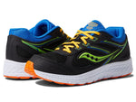 Saucony Boy's Cohesion 14 LTT (Little Kid/Big Kid) Black/Multi 4.5 Big Kid M