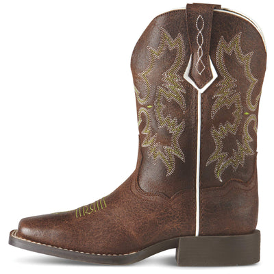 ARIAT BMVY9 Tombstone Western Boot Vintage Bomber/Plum 13.5