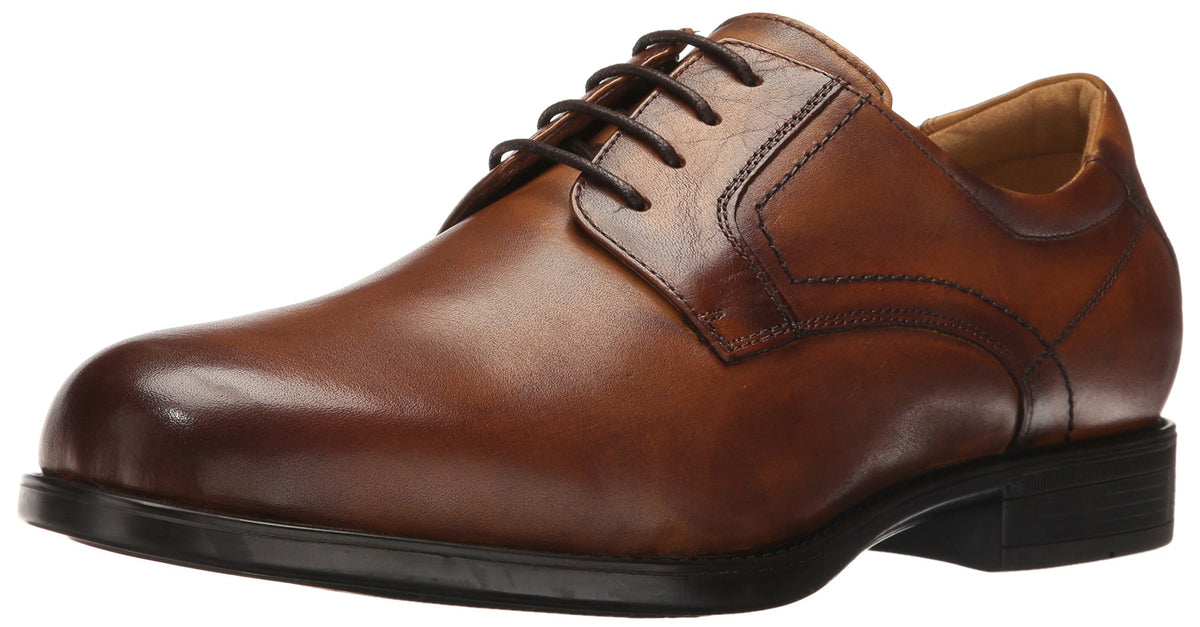 Florsheim Men's Medfield Plain Toe Oxford Dress Shoe 12 Cognac