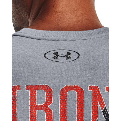 Under Armour Mens UA Project Rock T-Shirt (as1, Alpha, x_l, Regular, Regular, Grey, X-Large)