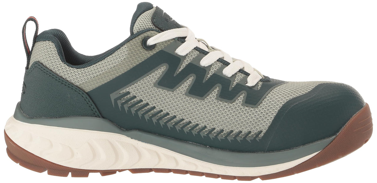 KEEN Utility Women's Arvada Low Height Composite Toe Breathable Industrial Work Sneaker 11 Sea Moss/Desert Sage