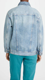 Madewell The Oversized Trucker Jean Jacket in Akenside Wash Akenside Wash 2XS (Women's 000)