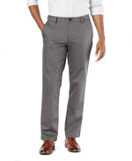 Dockers Men's Straight Fit Signature Lux Cotton Stretch Khaki Pant, Magnet, 36W x 34L