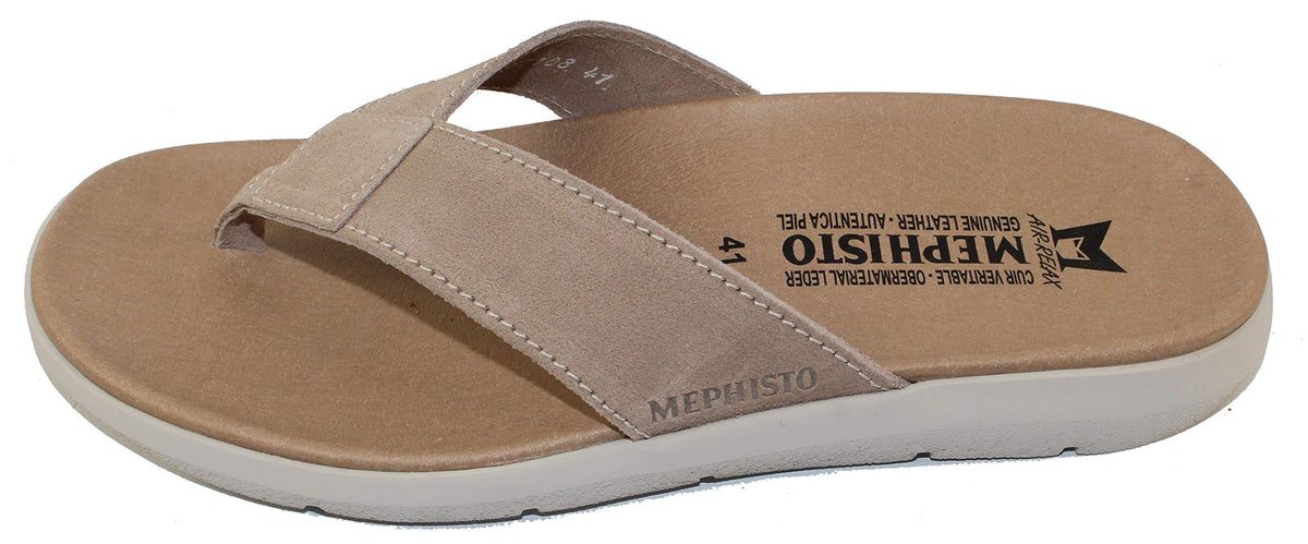 Mephisto Charly Taupe Velours 44 (US Men's 10) D (M)