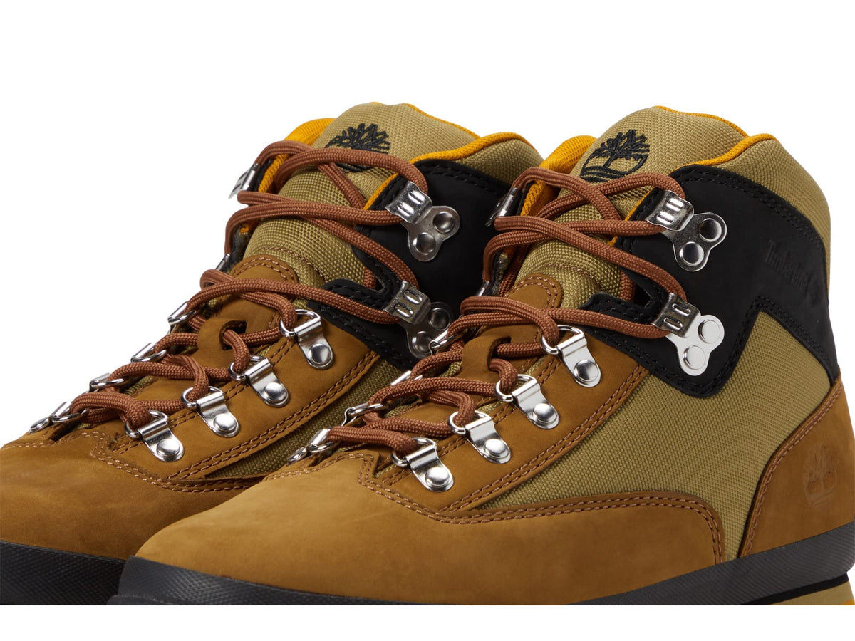 Timberland Euro Hiker Fl Shoes for Men Offers Leather and Textile Upper, Textile Lining, and Synthetic Outsole Rubber 12 D - Medium