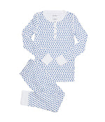Roller Rabbit Hearts Pajamas (Infant/Toddler/Little Kids/Big Kids) Blue 10 Big Kid