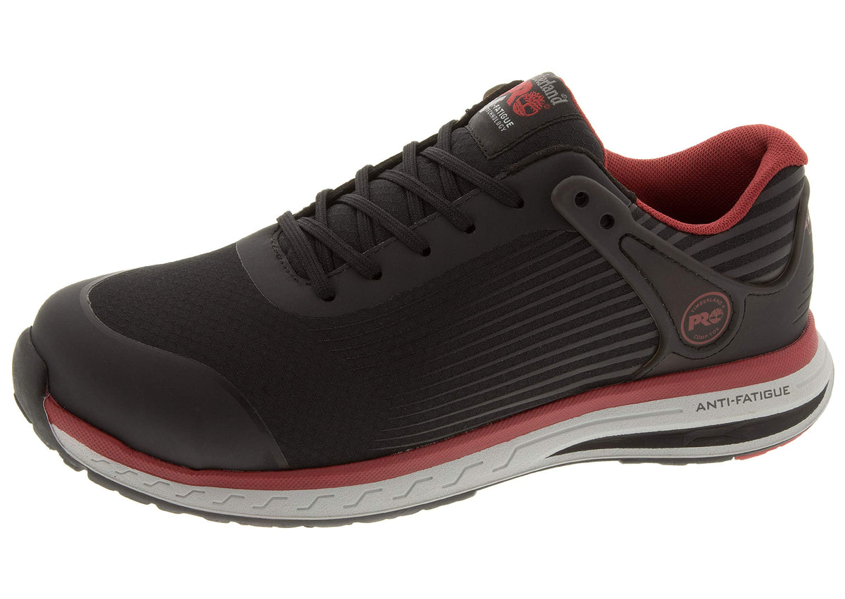 Timberland Men's Drivetrain Composite Safety Toe Electrical Hazard NT 7.5 Black/Red