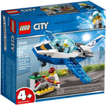 City Police Sky Police Jet Patrol Playset, Minifigures & Accessories, Police Toys for Kids