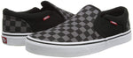 Vans' Men's Asher Slip On Sneaker Blk/Pwtr 9 Medium US