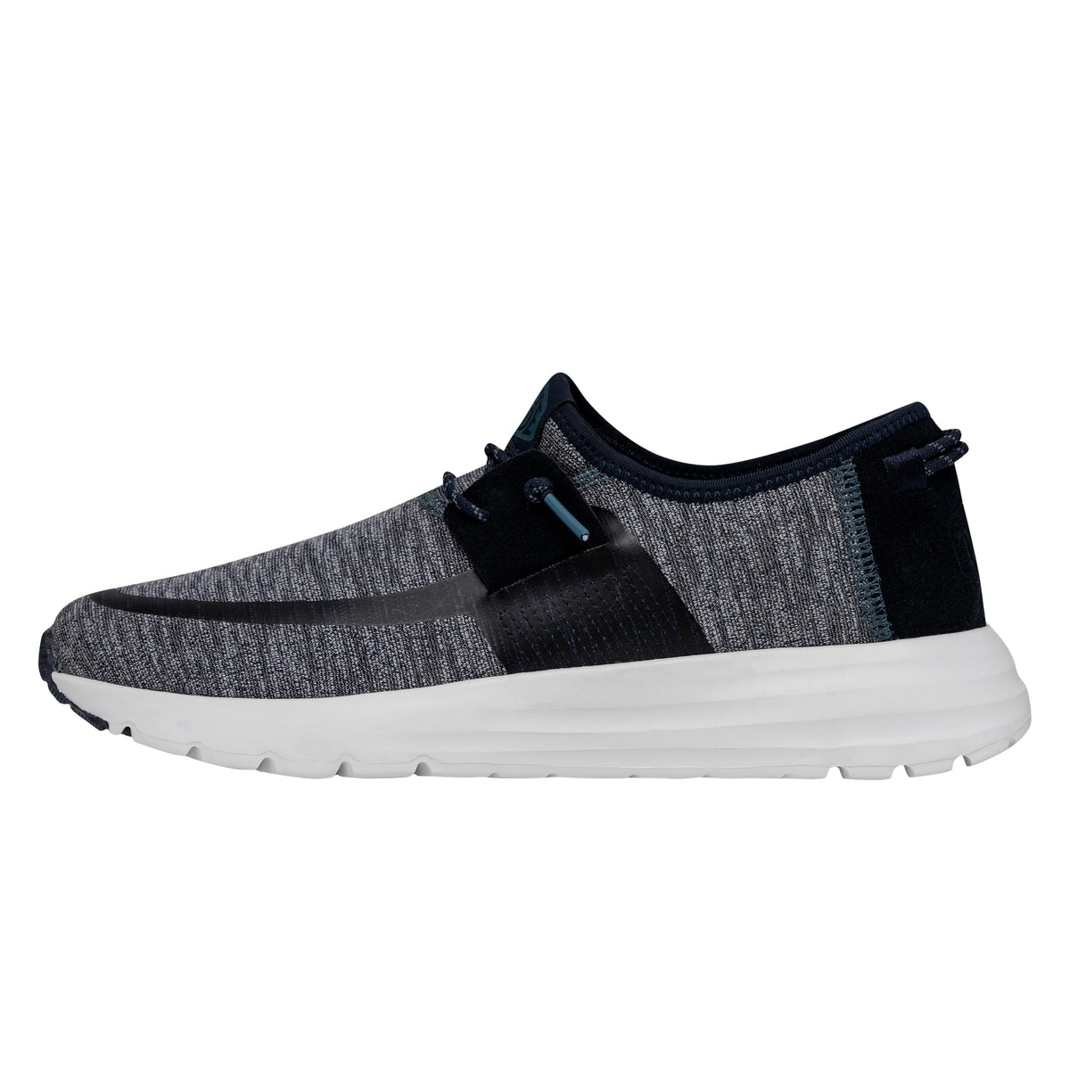HEYDUDE Sirocco Dual Knit Navy Size 9 | Men's Shoes | Men's Casual Sneakers | Comfortable & Light-Weight