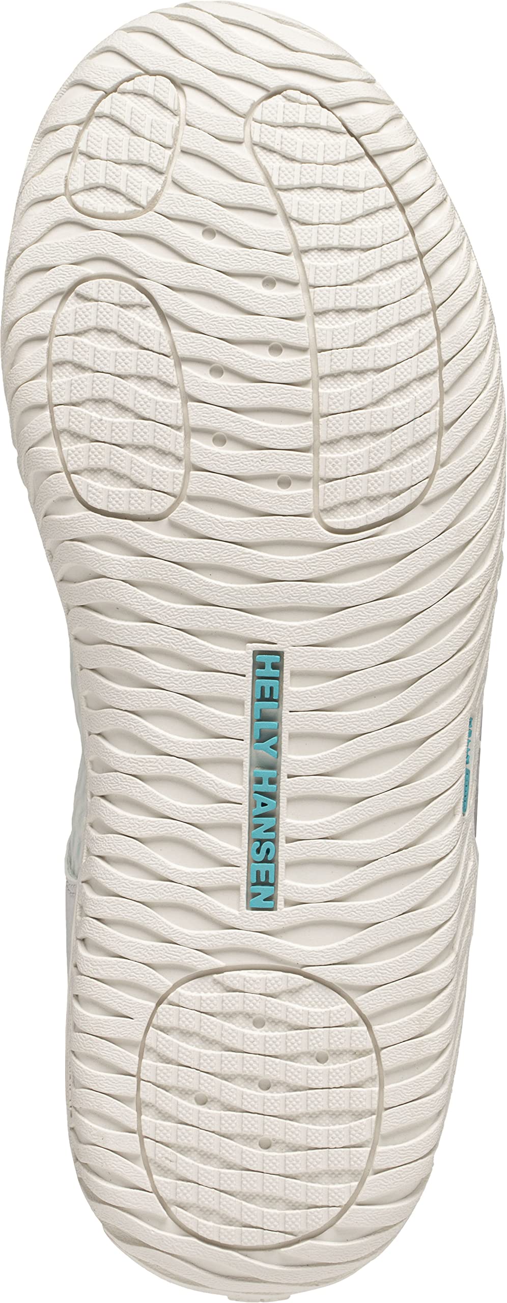 Helly-Hansen Womens HP Foil V2 Lightweight Breathable Sailing Watersports Shoes, 011 Off White/Scuba Blue, 8.5F