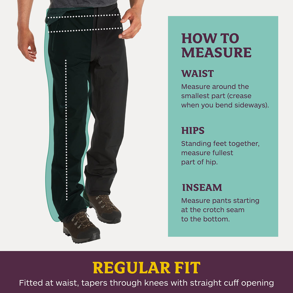 MARMOT Men's Gore-TEX Minimalist Rain Pant - Packable, Breathable, Durable Wind & Water Protection Black Medium