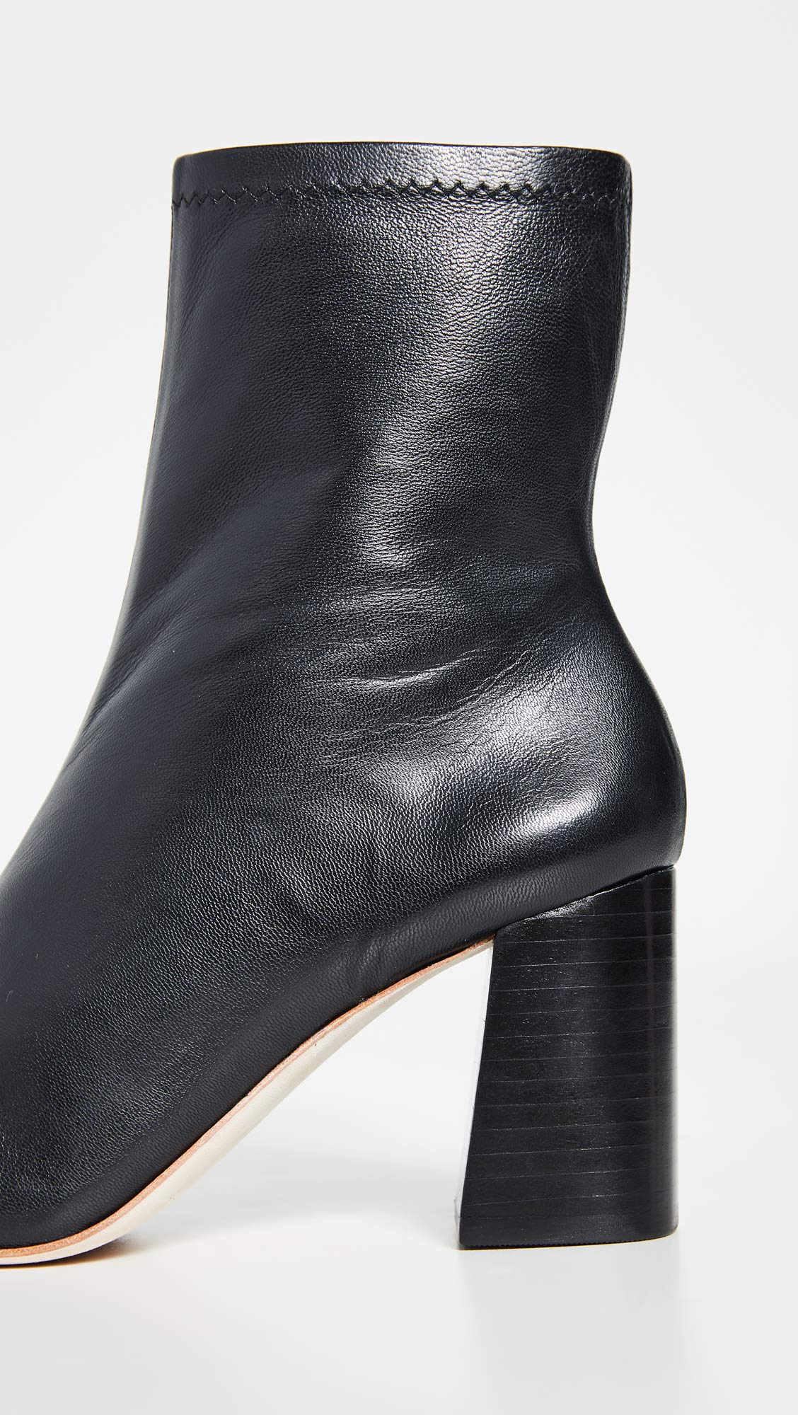 Loeffler Randall Women's Elise Slim Ankle Booties, Black, 6.5 Medium US