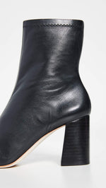 Loeffler Randall Women's Elise Slim Ankle Booties, Black, 6.5 Medium US