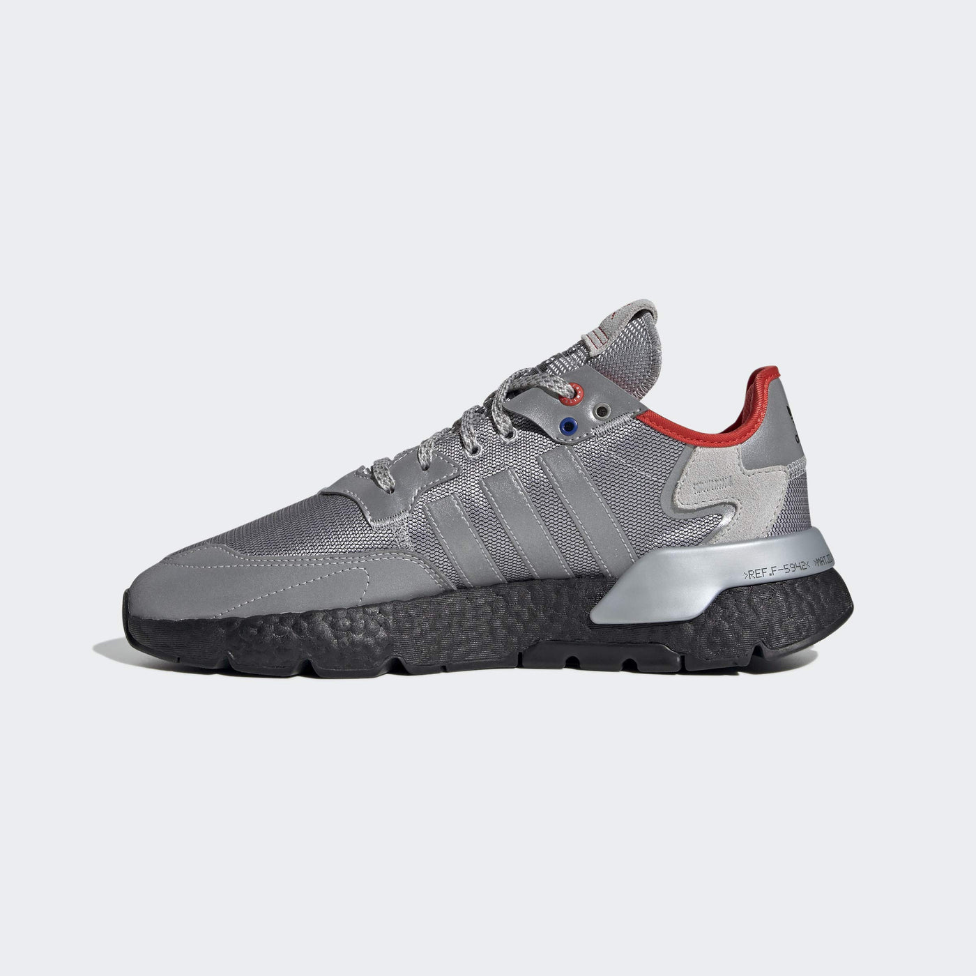 adidas Nite Jogger Silver/Silver/Black 9 D (M)