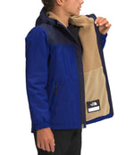 THE NORTH FACE Boy's Warm Storm Rain Jacket (Little Kids/Big Kids) Bolt Blue LG (14-16 Big Kids)