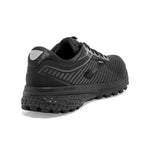 Brooks Womens Ghost 12 Running Shoe - Black/Grey - B - 8.0