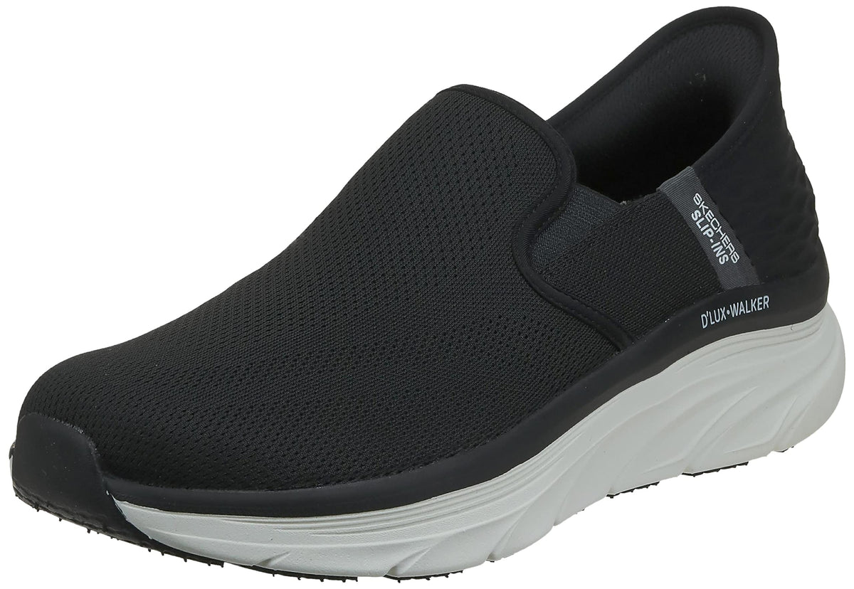 Skechers D'Lux Walker Orford Hands Free Slip-Ins Black 7.5 4E - Extra Wide