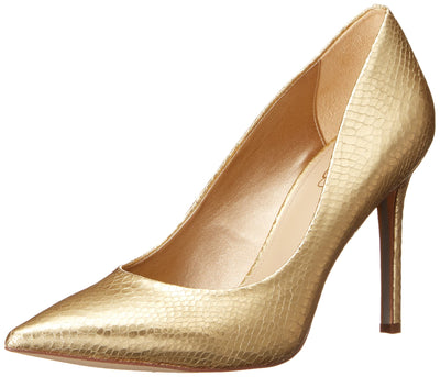 Sam Edelman Hazel - Sandals for Women - Synthetic Insole - Leather Outsole - Low-cut Vamp - High Stiletto Heel Gold 7 W