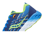 Saucony Wind 2.0 Running Shoe, Blue/Green, 12 X-Wide US Unisex Big_Kid