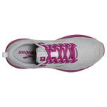 Brooks Women's Levitate 5 Neutral Running Shoe - Grey/Lavender/Baton Rouge - 10 Medium