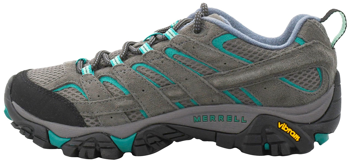 Merrell Women's Moab 2 Vent Hiking Shoe, Granite/Aqua, 10.5 M US
