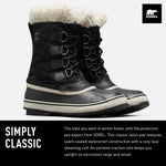 Sorel Women's Winter Boots, Black Black X Stone, 12