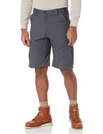 Carhartt mens Force Relaxed Fit Ripstop Cargo Work Utility Shorts, Shadow, 32 US