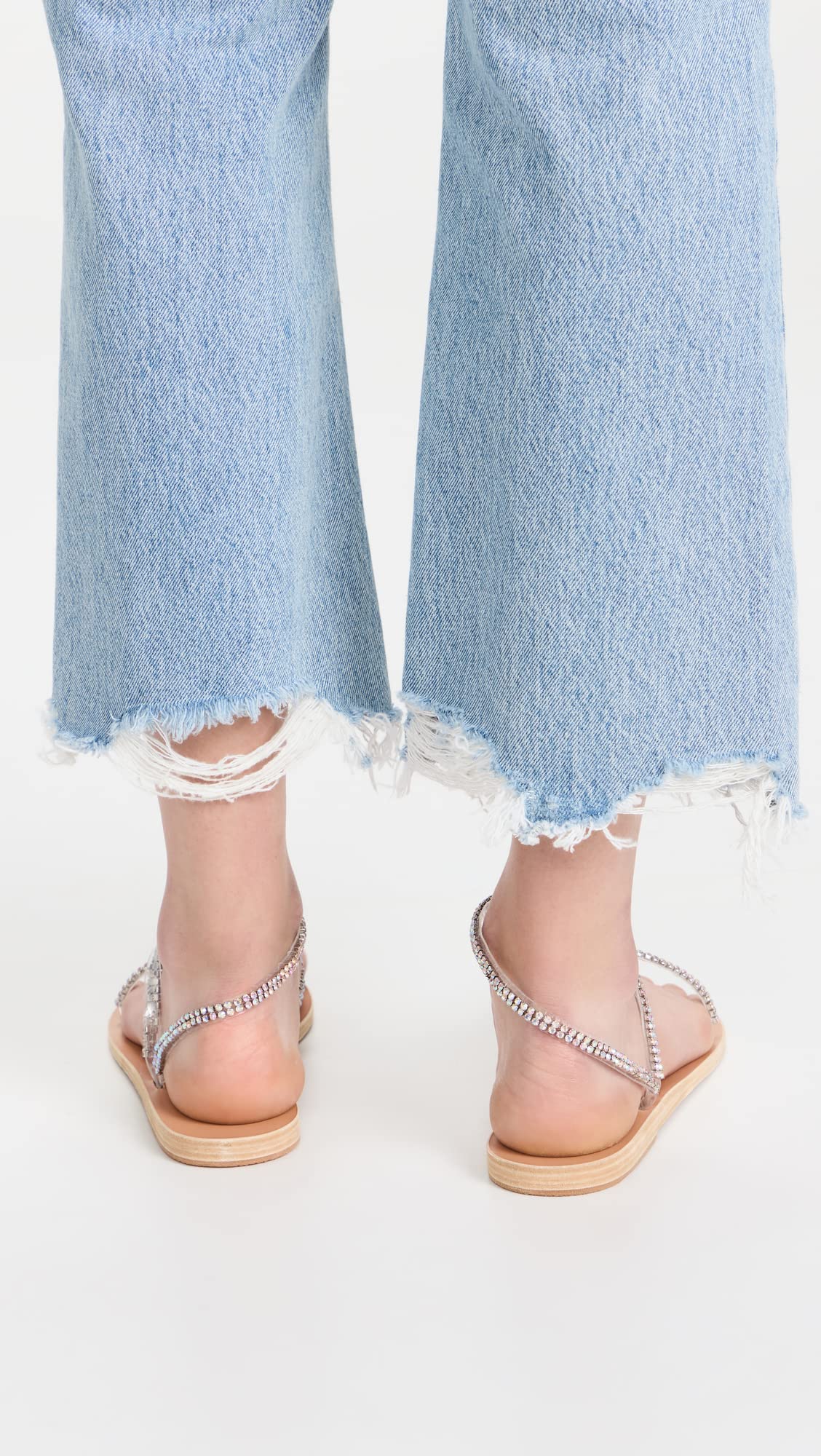 Ancient Greek Sandals Women's Irina Sandals, Natural, Metallic, Silver, 10 Medium US