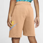Nike Boy's Sportswear Club + HBR Fleece Shorts (Big Kids) Orange Chalk XL (18-20 Big Kid)