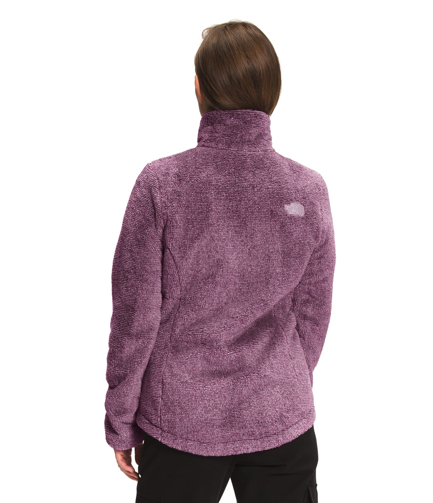 The North Face Women's Printed Multicolor Osito Jacket, Minimal Grey/Pikes Purple, M