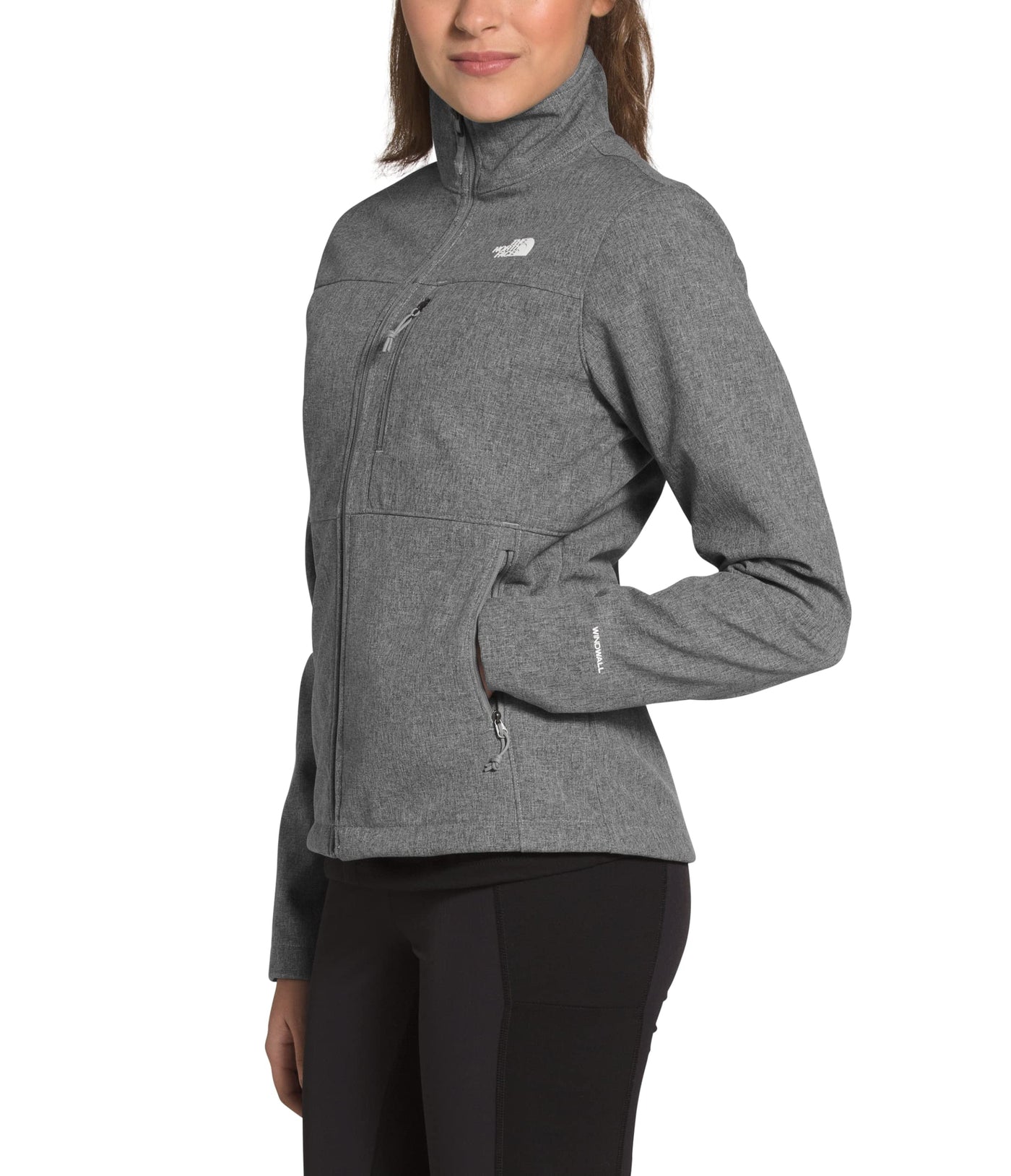 THE NORTH FACE Apex Bionic Womens Jacket TNF Medium Grey Heather Sz XXL