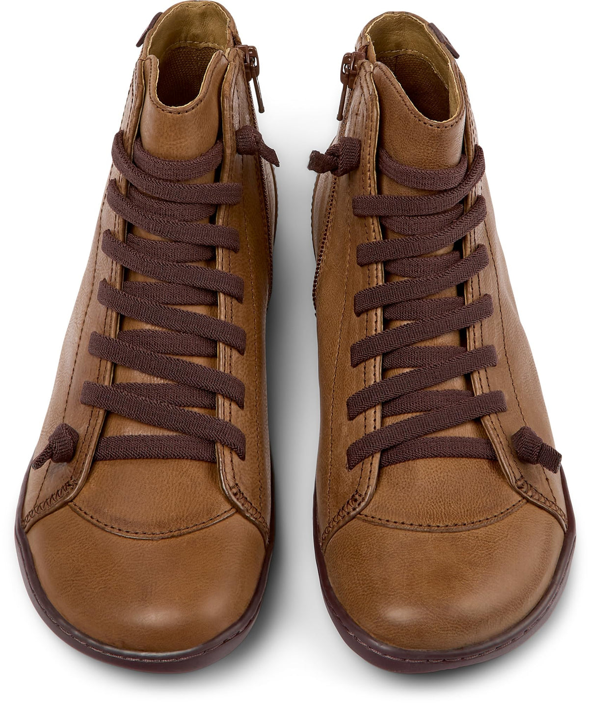 Camper Women's Modern Ankle Boot, Medium Brown 020, 9