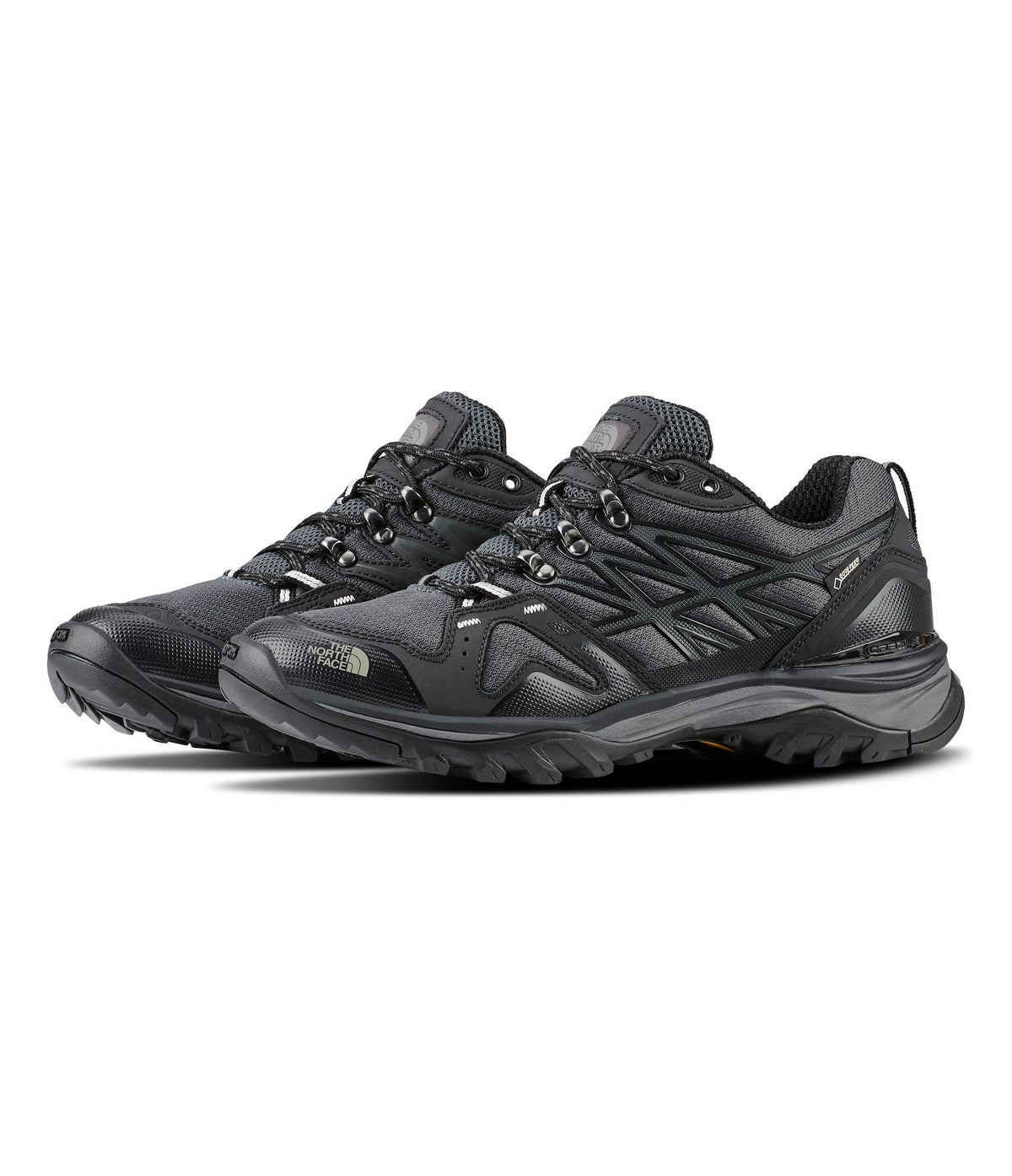 THE NORTH FACE Men's Hedgehog Fastpack Gore-Tex Hiking Shoe, TNF Black/High Rise Grey, 7.5