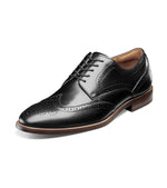 Florsheim Men's Rubano Wingtip Oxford, Black, 10.5 Wide