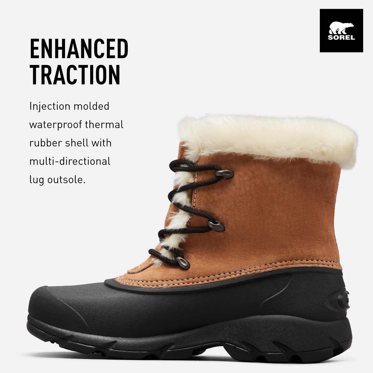 SOREL Women's Snow Angel Boot - Rootbeer - 8